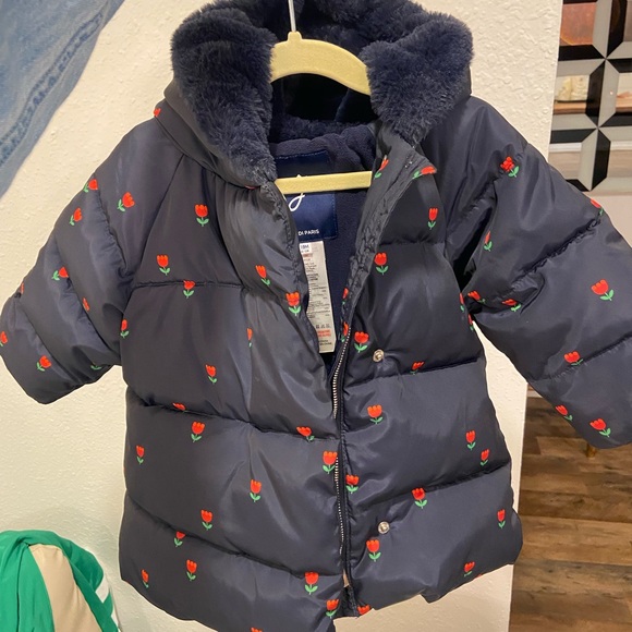 Jacadi Baby Boy Velvet Jacket Jacadi Little Girl Puffer Coats